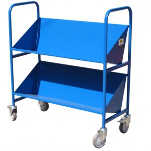 chariot à dossiers – 2 plateaux